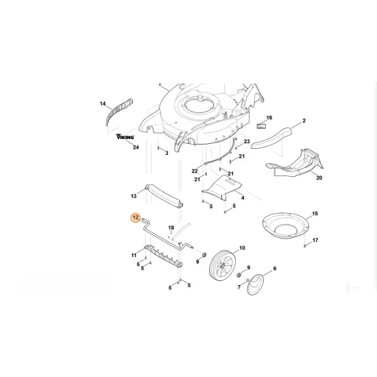 Stihl   Oś 6375 700 2404
